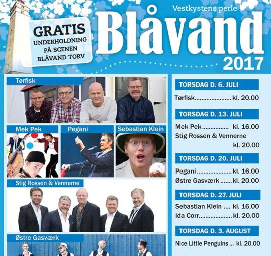 sommerunderholdning 2017, beskåret torveunderholdning blåvand 2017